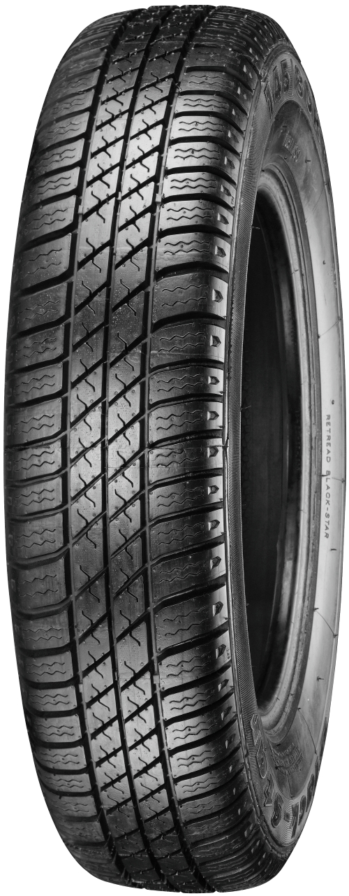 Pneu reconditionné BLACK STAR T80 145/80R13 75.0T